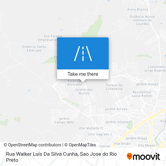 Rua Walker Luís Da Silva Cunha map