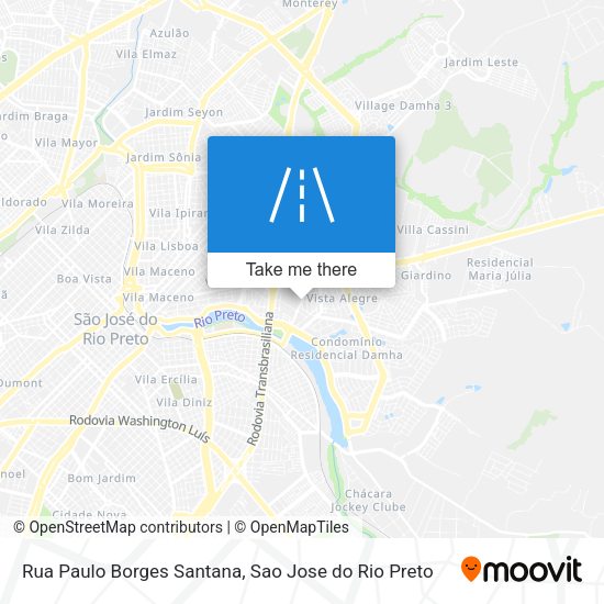 Rua Paulo Borges Santana map