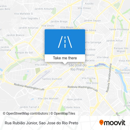 Rua Rubião Júnior map
