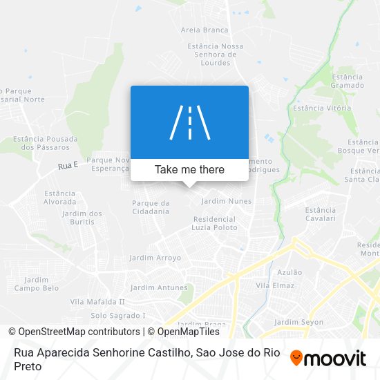 Rua Aparecida Senhorine Castilho map