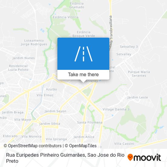Rua Eurípedes Pinheiro Guimarães map
