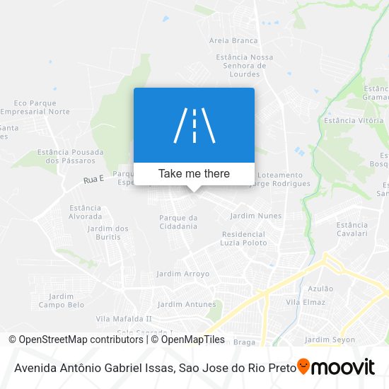 Avenida Antônio Gabriel Issas map
