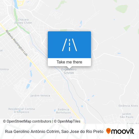 Rua Gerolino Antônio Cotrim map