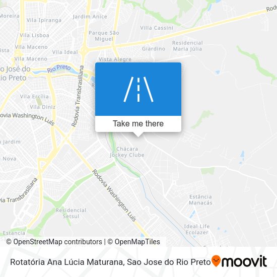 Rotatória Ana Lúcia Maturana map