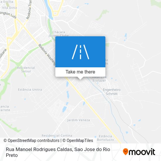 Rua Manoel Rodrigues Caldas map