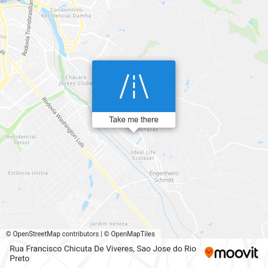 Rua Francisco Chicuta De Viveres map