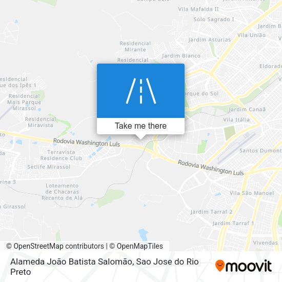 Alameda João Batista Salomão map