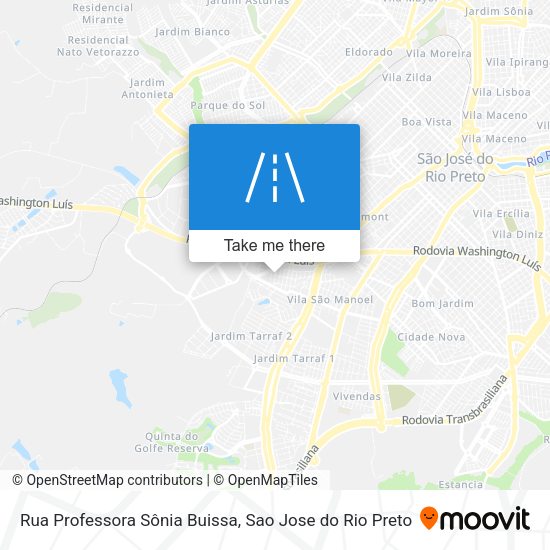 Rua Professora Sônia Buissa map