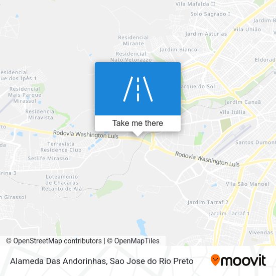 Alameda Das Andorinhas map