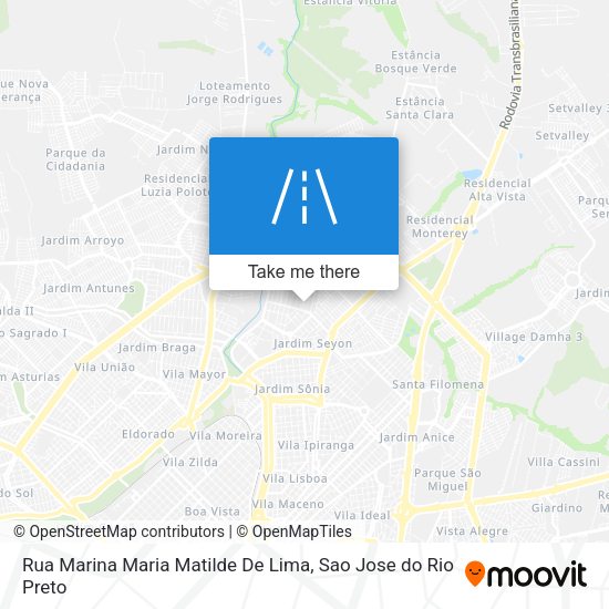 Rua Marina Maria Matilde De Lima map