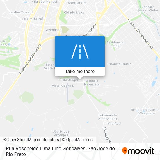 Rua Roseneide Lima Lino Gonçalves map