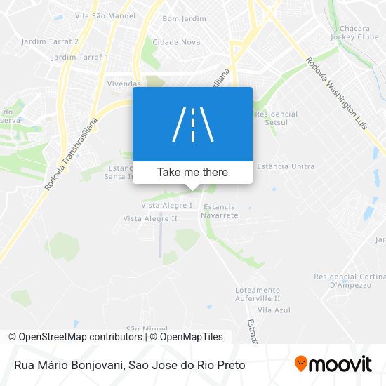 Rua Mário Bonjovani map
