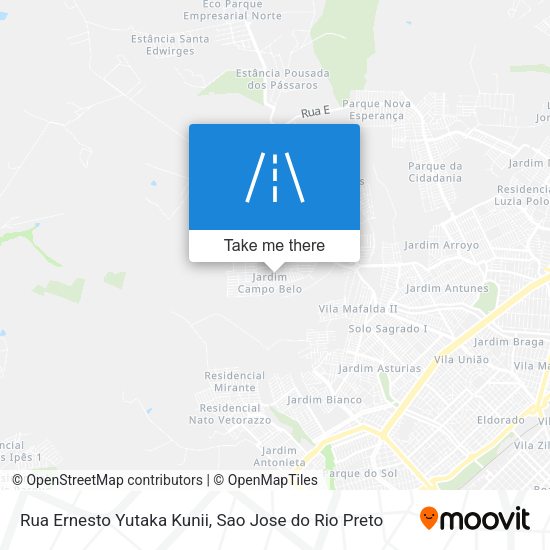 Rua Ernesto Yutaka Kunii map