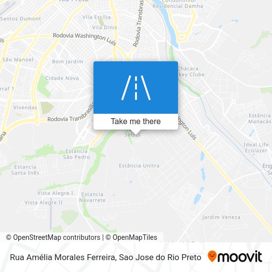 Rua Amélia Morales Ferreira map