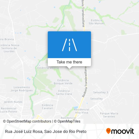 Rua José Luiz Rosa map