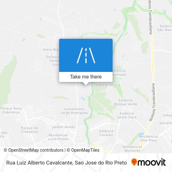 Rua Luiz Alberto Cavalcante map