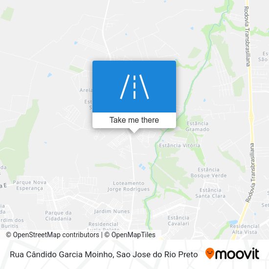 Rua Cândido Garcia Moinho map