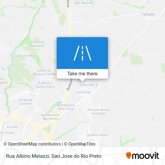 Rua Albino Melazzi map