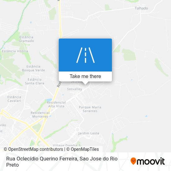 Rua Oclecídio Querino Ferreira map