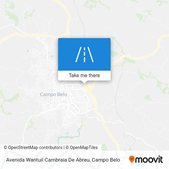 Avenida Wantuil Cambraia De Abreu map