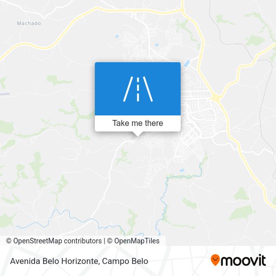 Avenida Belo Horizonte map