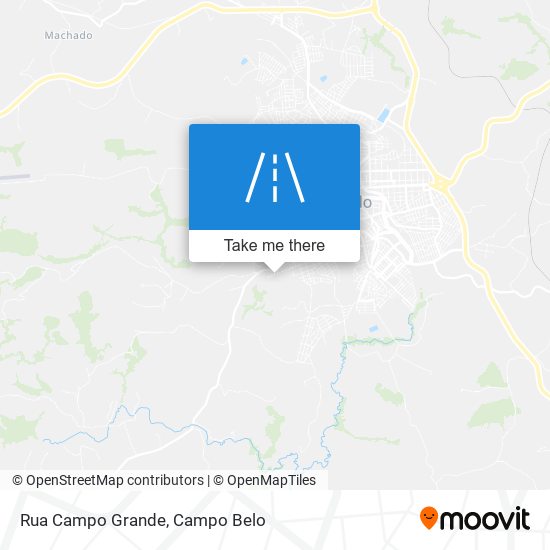 Mapa Rua Campo Grande