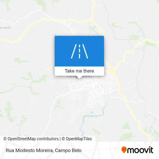 Rua Modesto Moreira map