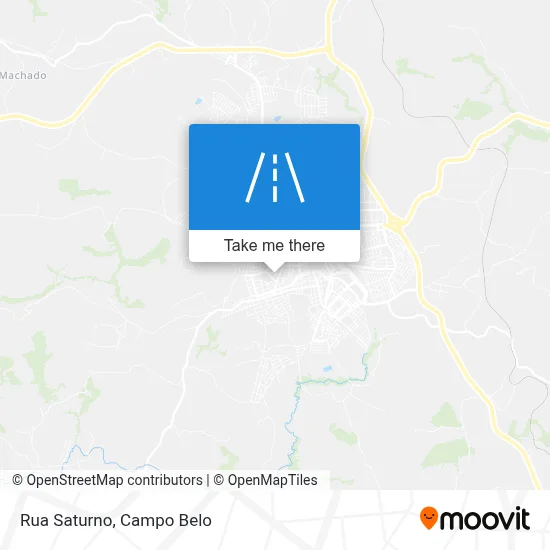 Rua Saturno map