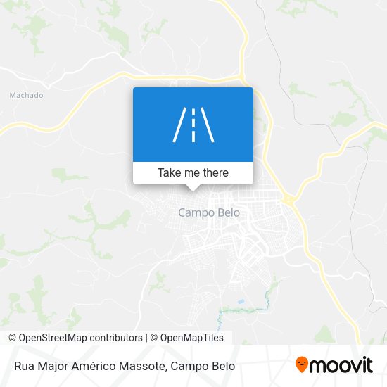 Rua Major Américo Massote map