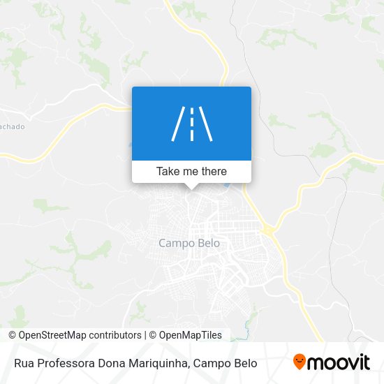 Rua Professora Dona Mariquinha map