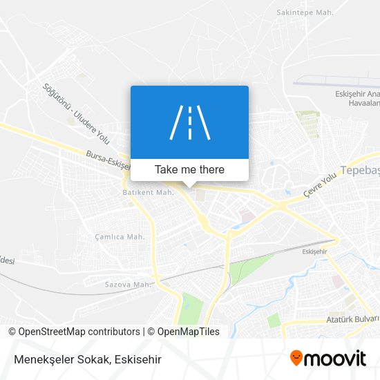 Menekşeler Sokak map