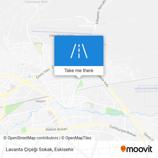 Lavanta Çiçeği Sokak map