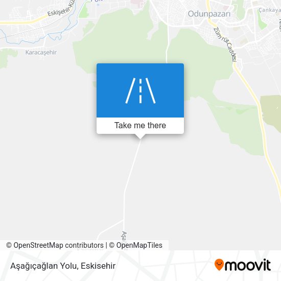 Aşağıçağlan Yolu map