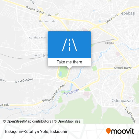 Eskişehir-Kütahya Yolu map