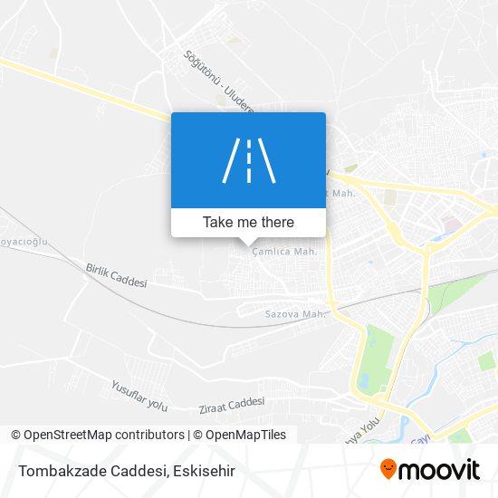 Tombakzade Caddesi map