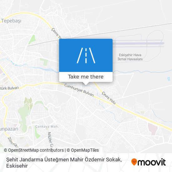 Şehit Jandarma Üsteğmen Mahir Özdemir Sokak map