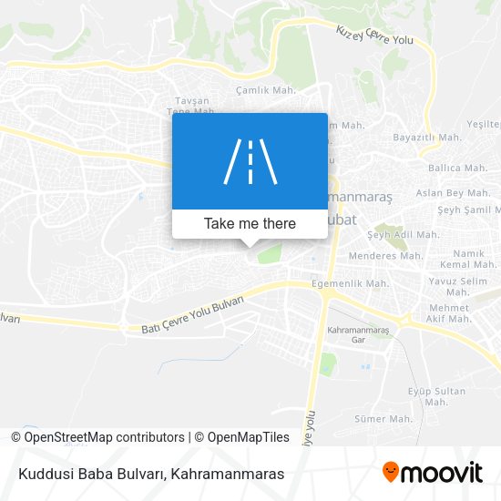Kuddusi Baba Bulvarı map