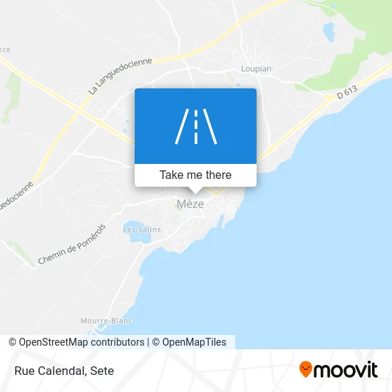 Mapa Rue Calendal