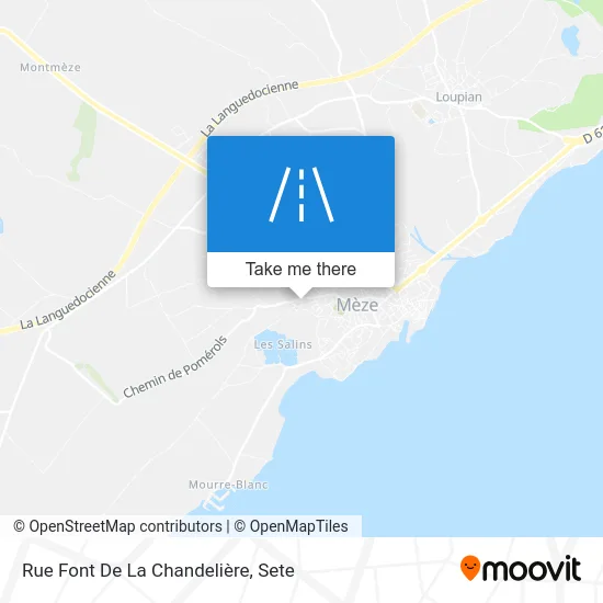 Mapa Rue Font De La Chandelière