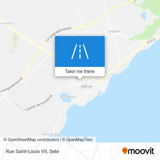Mapa Rue Saint-Louis VII