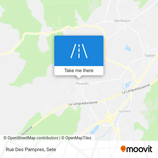 Mapa Rue Des Pampres