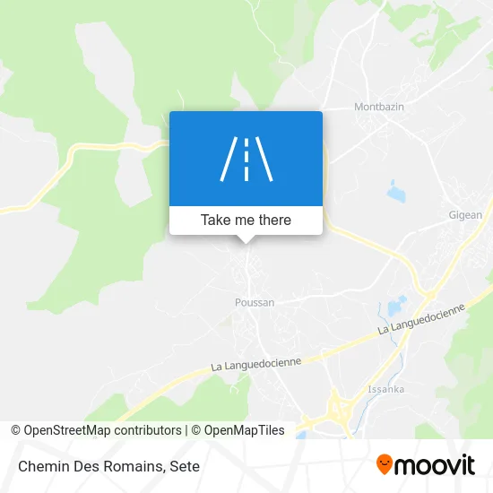 Chemin Des Romains map