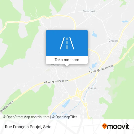 Rue François Poujol map