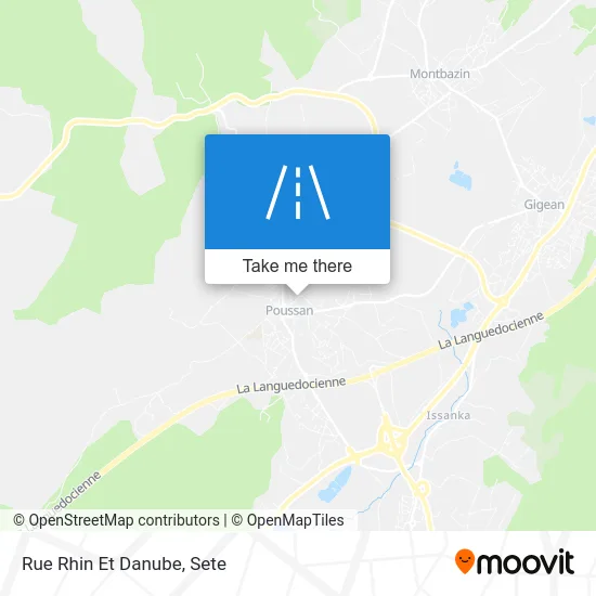 Rue Rhin Et Danube map