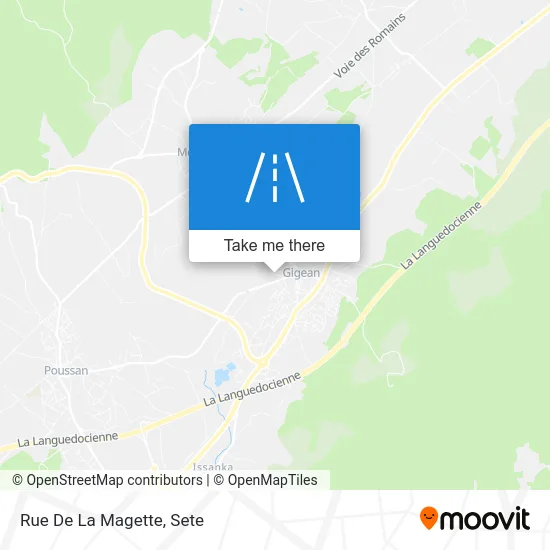 Mapa Rue De La Magette