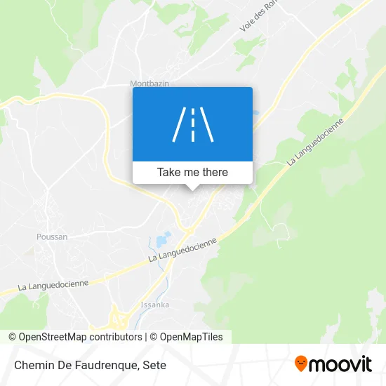 Chemin De Faudrenque map