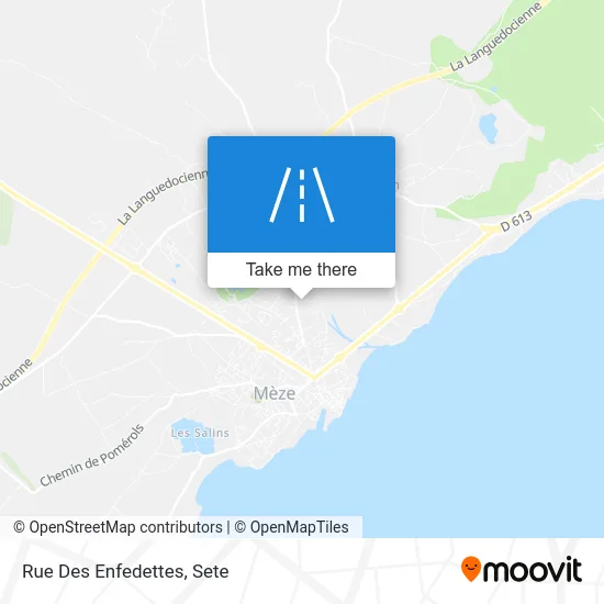 Mapa Rue Des Enfedettes