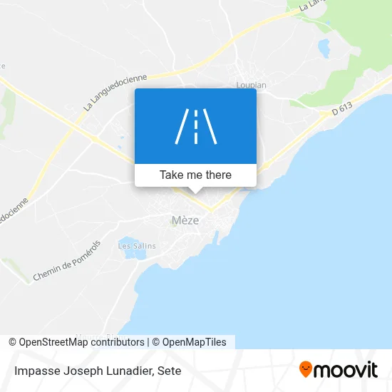 Impasse Joseph Lunadier map