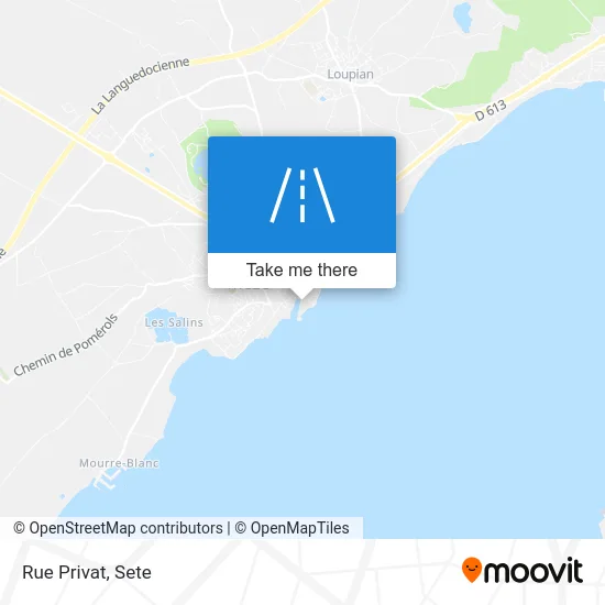 Mapa Rue Privat