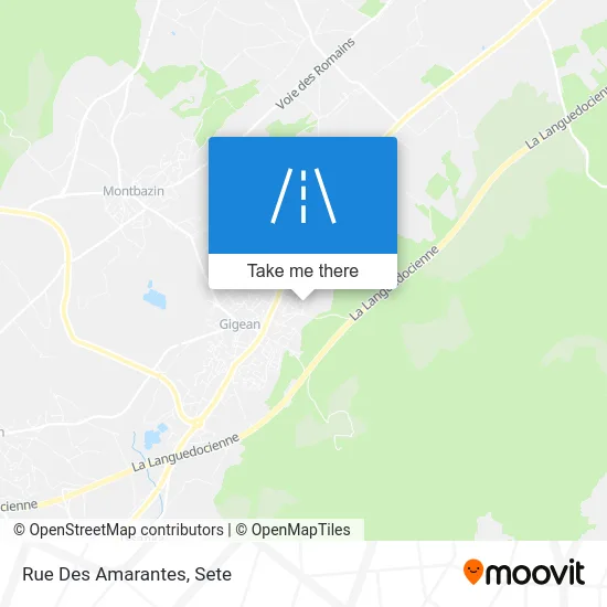 Rue Des Amarantes map